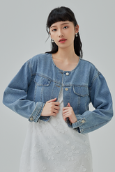 Clove Button-Up Denim Jacket